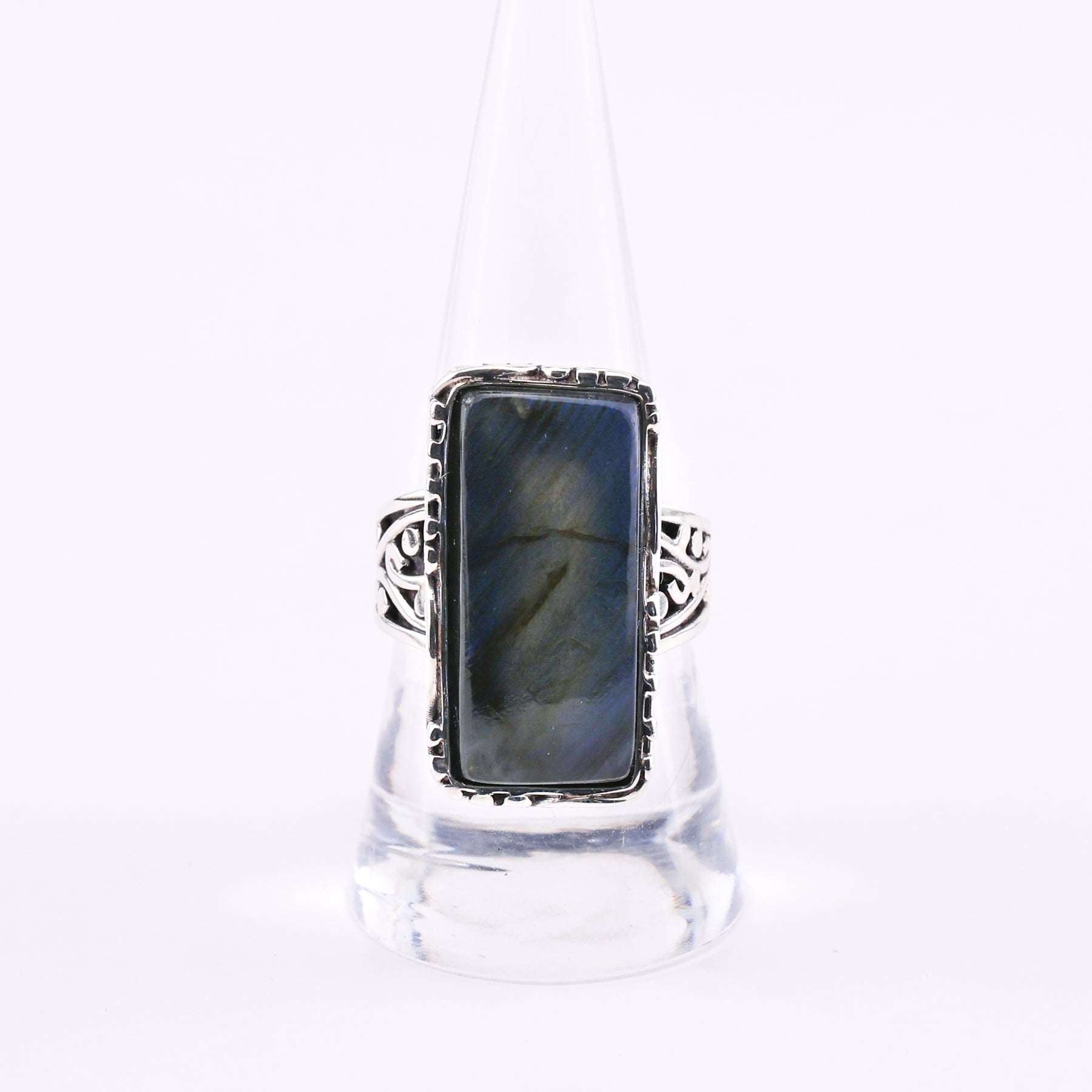 Labradorite and silver ring - Joff