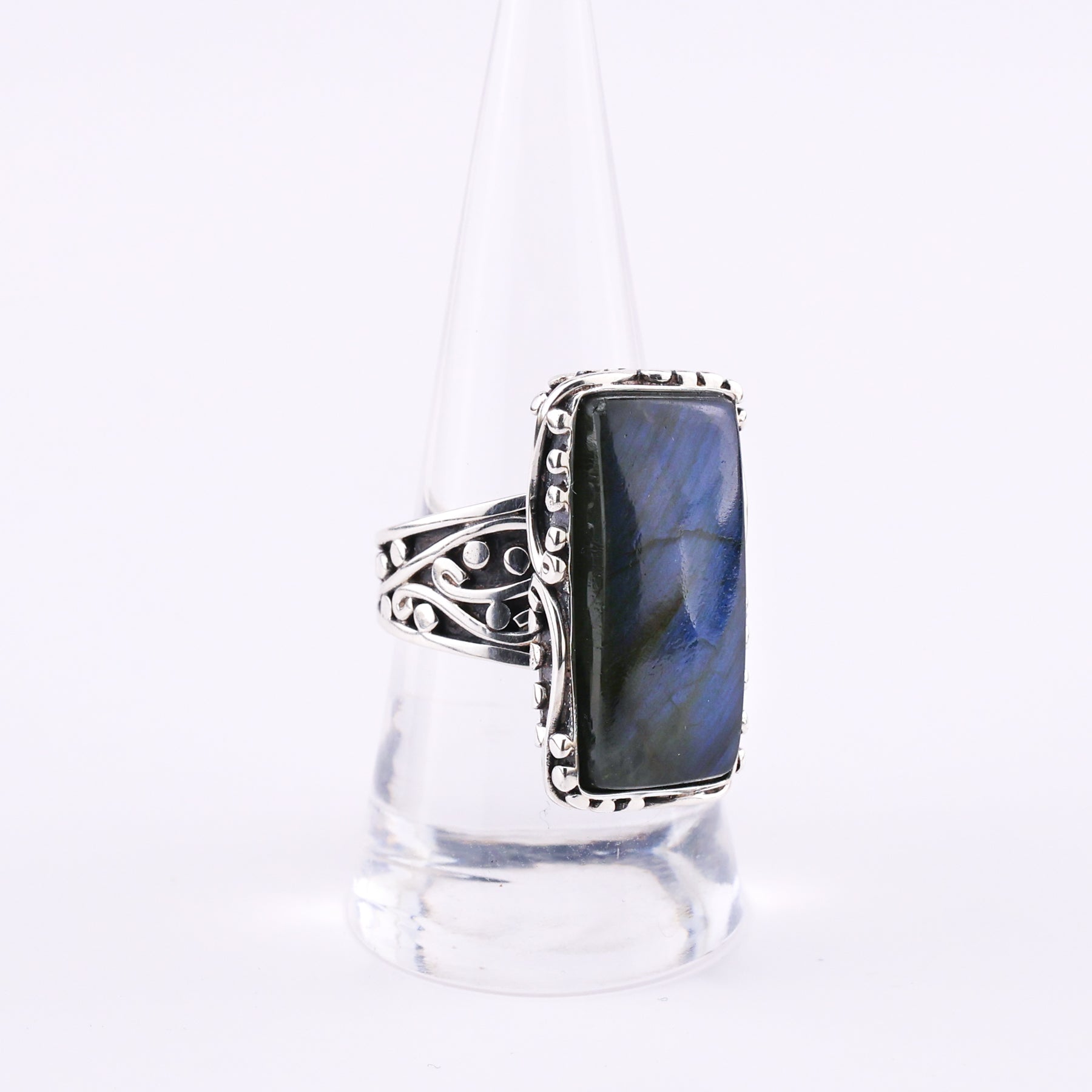 Labradorite and silver ring - Joff