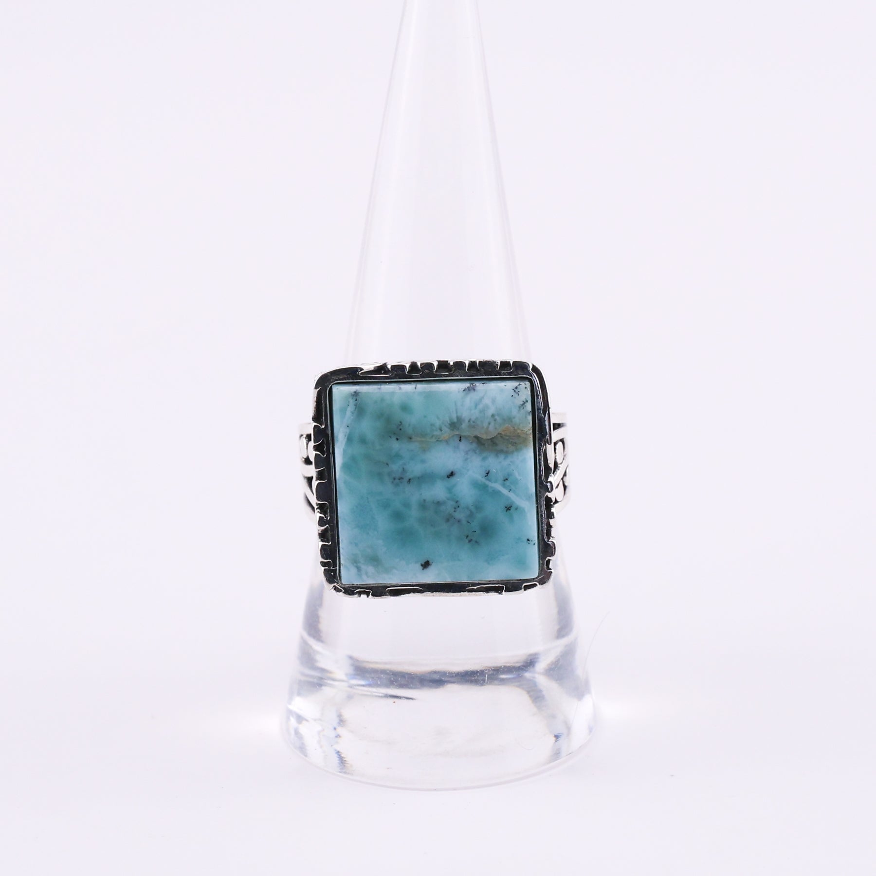 Larimar and silver ring - Renli