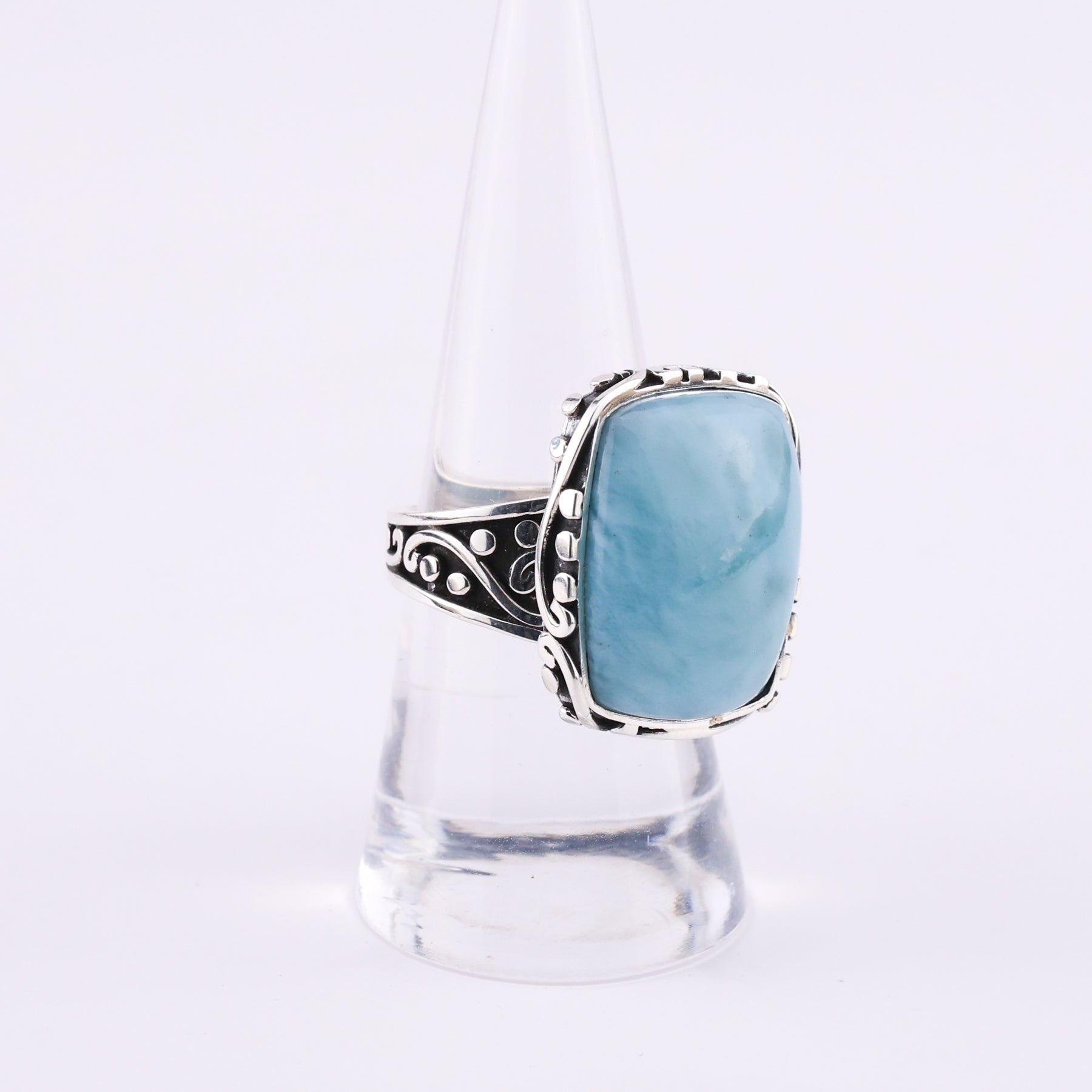 Larimar and silver ring - Walda