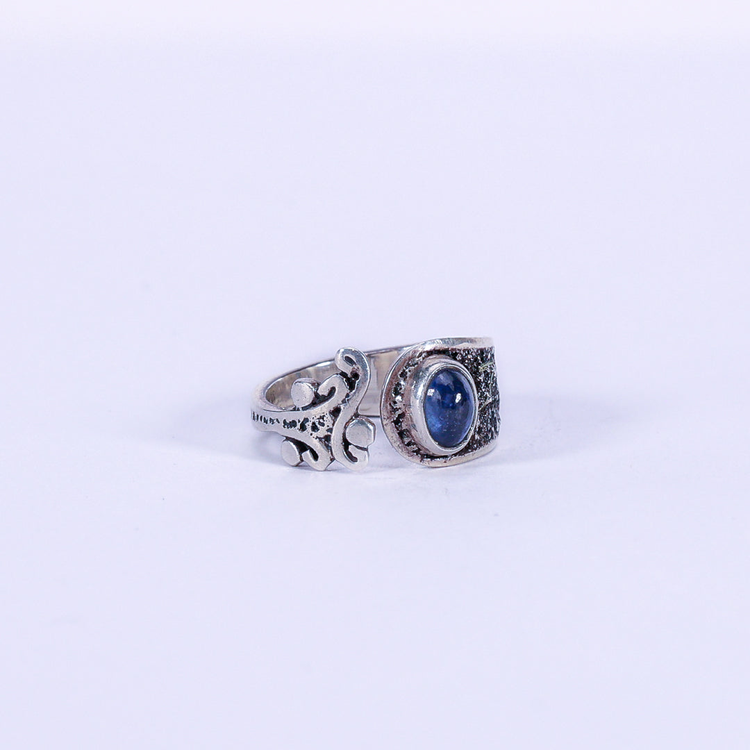 Sapphire and Silver Ring - Riche