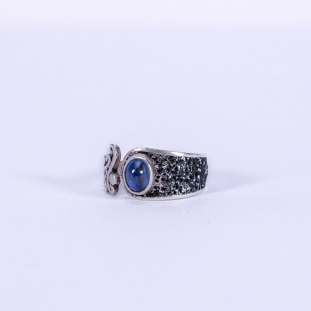 Sapphire and Silver Ring - Riche